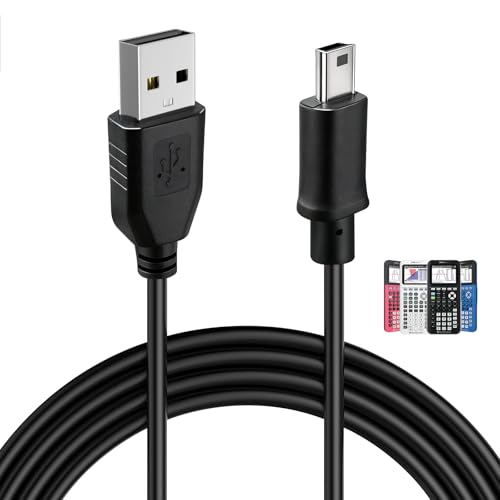 GOLDYIPE Ti 84 Plus ce Charger, ti84 Plus ce Charger Cable for Texas Instruments Calculators TI84 Plus TI-84 C Silver Edition TI 89 Titanium TI Nspire CX TI Nspire CX CAS Calculator Charger - Image 1