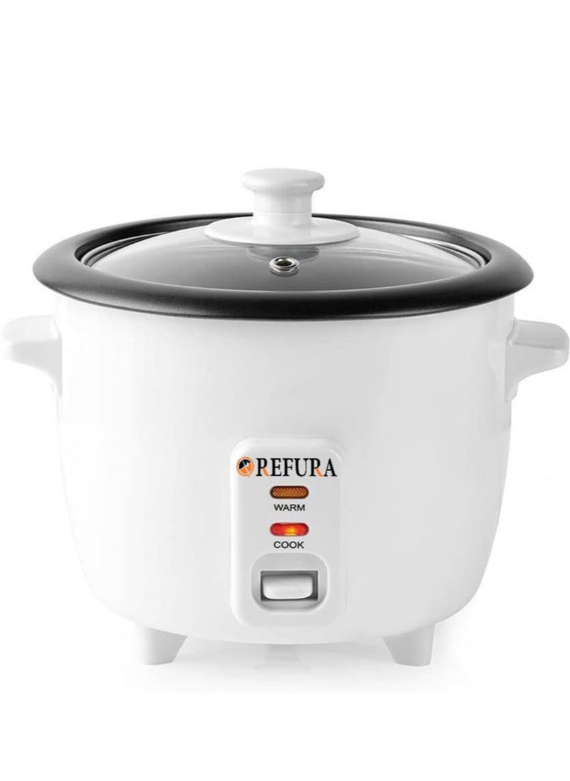 REFURA - 2 in 1 Rice Cooker & Steamer 2.2 L / Non-Stick Removable Bowl / Keep Warm Functionality / 900 Watts / Includes Measuring Cup & Spatula | RE-621 | Kitchen Appliances - Image 1