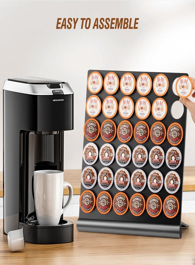 Tegrace Coffee Pods Holder Compatible With K Cup. K Cup Organizer, K Cup Holder, Holds 36 Pods for coffee station, Offices, and Kitchens, K-Cup Pod Holders Display Rack for Countertop - Image 2