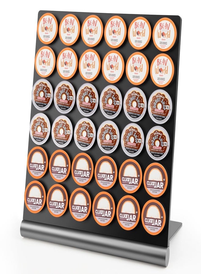 Tegrace Coffee Pods Holder Compatible With K Cup. K Cup Organizer, K Cup Holder, Holds 36 Pods for coffee station, Offices, and Kitchens, K-Cup Pod Holders Display Rack for Countertop - Image 1