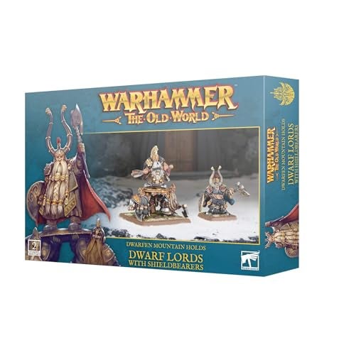 Games Workshop Warhammer: The Old World - Dwarfen Mountain Holds: Dwarf Lords with Shieldbearers - Image 4