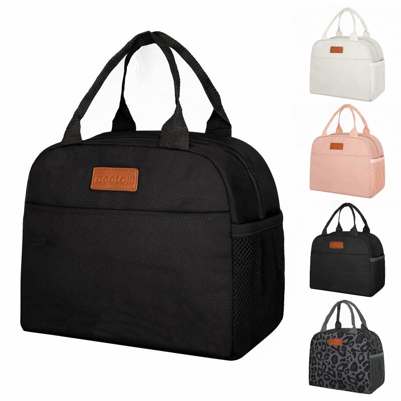 Goloni Insulated Lunch box for Women Men,10L Large Capacity Leakproof Lunch Tote, Lightweight Reusable Lunch Bag with 3 Pockets for Work, Office, Travel, Picnic - Image 1