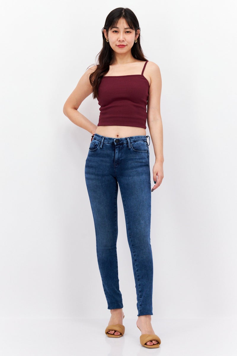 Levi's جينز ضيق للنساء قابل للتمدد، أزرق - Image 2