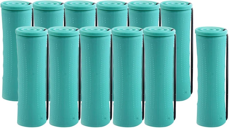 klarako Cold Wave Perm Rods Curling Hair Long Short Hair Small Medium Large Size Heatless tural Rollers Women 1Pack Styling Hairdressing Tools - 12Pcs 2.5cm - Image 1