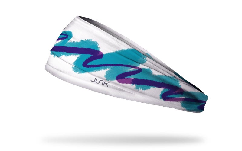 JUNK Brands Big Bang Lite Headband - Moisture-Wicking, Performance Fabric, Non-Slip, Sports Sweatband for Men & Women - One Size - Jazzy - Image 1
