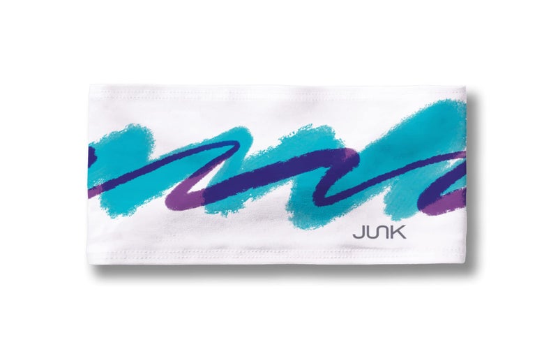 JUNK Brands Big Bang Lite Headband - Moisture-Wicking, Performance Fabric, Non-Slip, Sports Sweatband for Men & Women - One Size - Jazzy - Image 3
