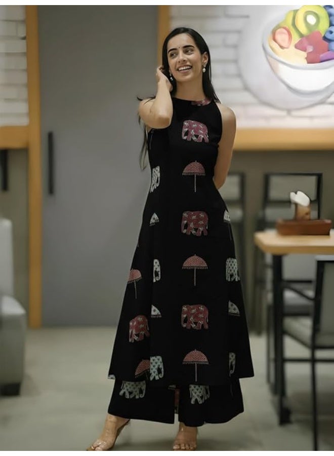 ANNI Designer Women Kurta with Palazzo - Image 4