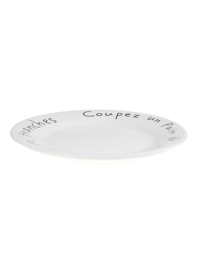 NIBEMINENT Nordic Breakfast Plate White 6inch - Image 2