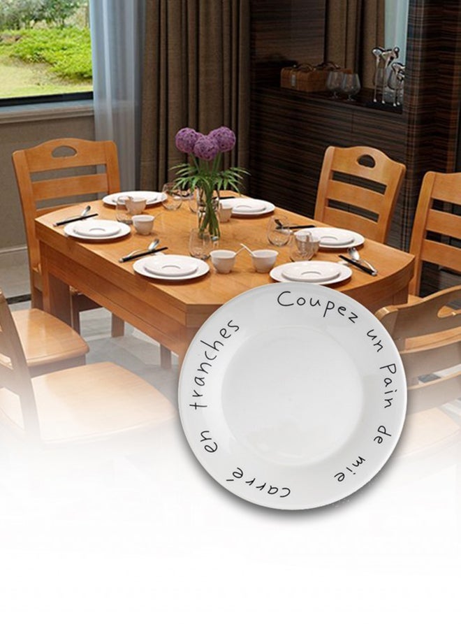 NIBEMINENT Nordic Breakfast Plate White 6inch - Image 3