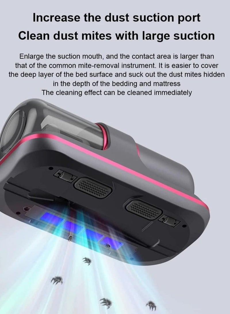 Treyfa Mite Removal Vacuum Cleaner Handheld Portable Wireless 8Kpa Enhanced Suction 100W Mite Removal Instrument - Image 3