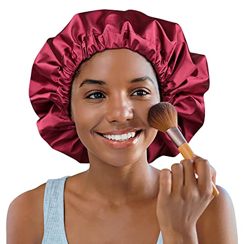 Heerf Wash Shower Cap Waterproof Bonnet for Long Braids Dreadlocks Women Extra Large - Image 5