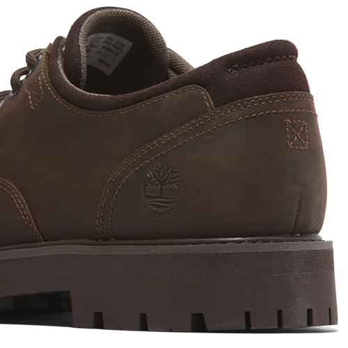 Timberland Men's Britton Road Low Lace-Up Waterproof Shoe, Dark Brown Full Grain, 9.5 Medium - Image 2