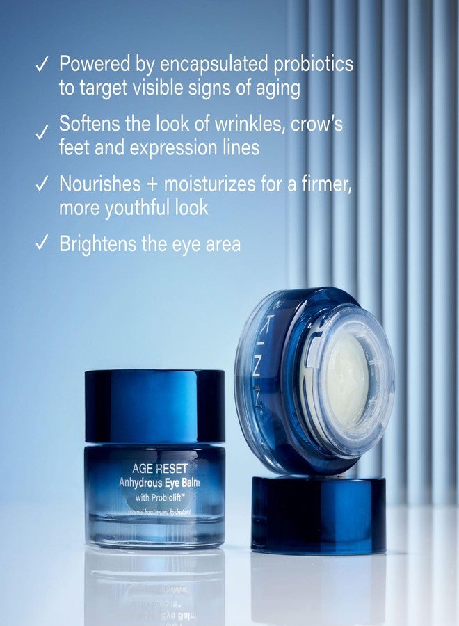 SKINN Age Reset Anhydrous Eye Balm Refill with Probiolift - Firming Overnight Under Eye Balm Reduces Fine Lines, Wrinkles & Dark Circles - Anti-Aging Night Moisturizer with Probiotics Firms Skin - Image 3
