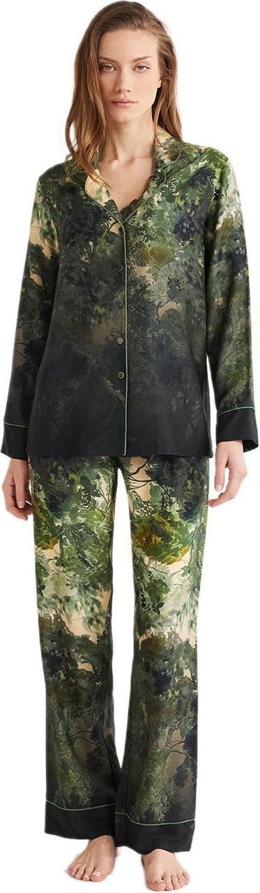 Penye Mood Women's Green Pajama Set 9701  - Image 1