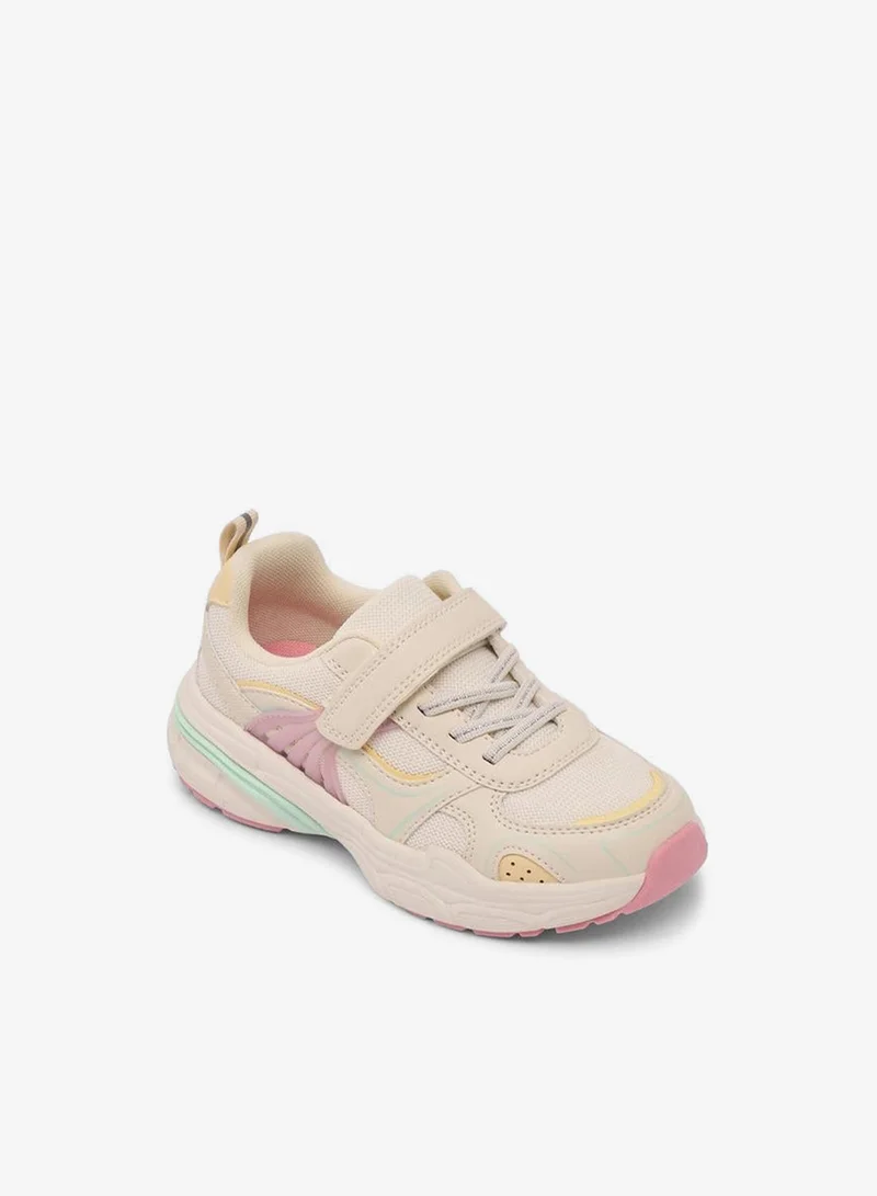 ليتل ميسي Girls Hook & Loop Sneakers