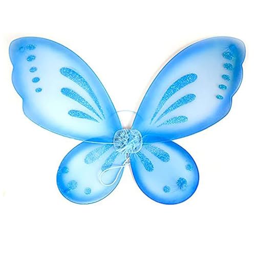 Dushi Fairy Wings for Adults, Women Girls Butterfly Fairy Wings Fairy Costumes Sparkle Fairy Princess Angel Wings Cosplay Christmas Halloween Dress Up Birthday Party Favor Gift for Girls Women - Image 1