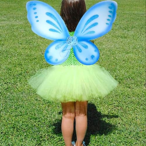 Dushi Fairy Wings for Adults, Women Girls Butterfly Fairy Wings Fairy Costumes Sparkle Fairy Princess Angel Wings Cosplay Christmas Halloween Dress Up Birthday Party Favor Gift for Girls Women - Image 4