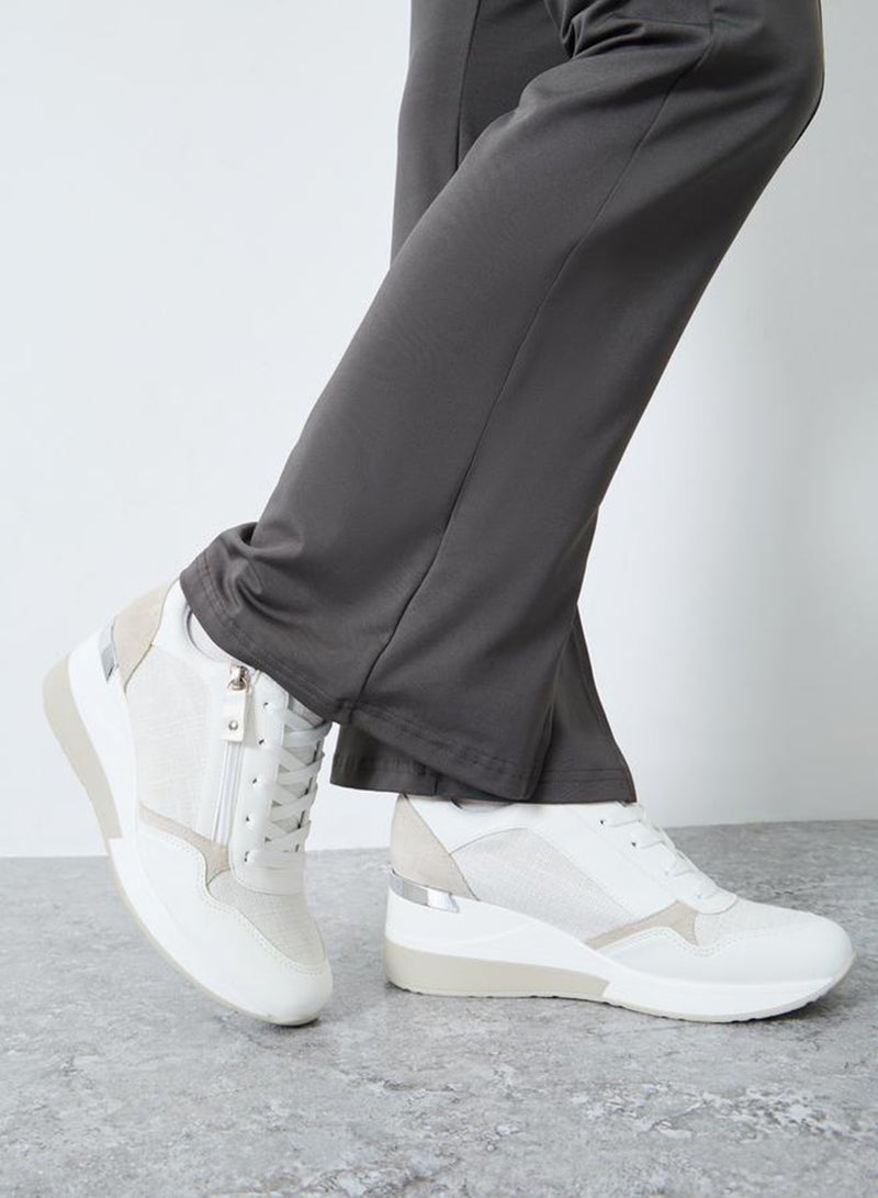 ستايلي اكتيف حذاء سنيكرز بتفاصيل بارزة الملمس - Image 2