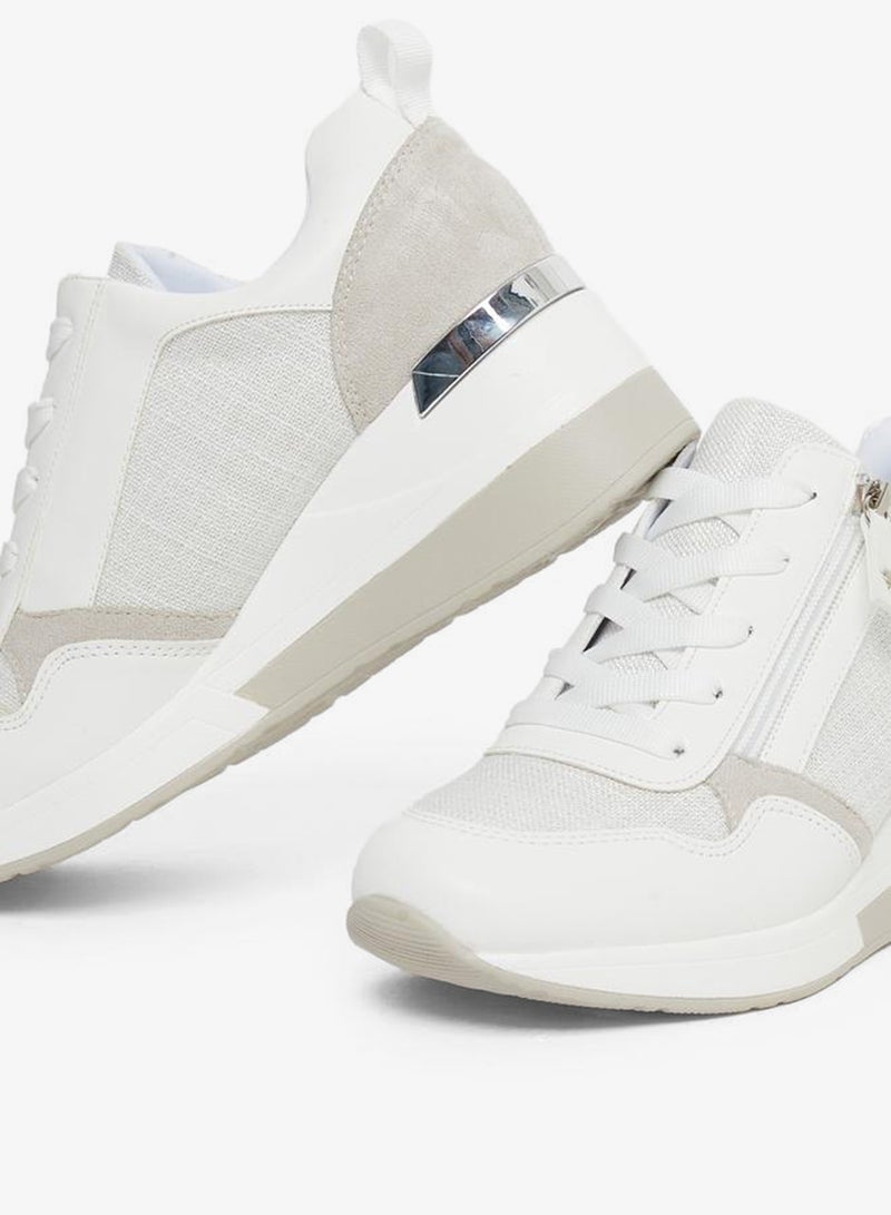 ستايلي اكتيف حذاء سنيكرز بتفاصيل بارزة الملمس - Image 4