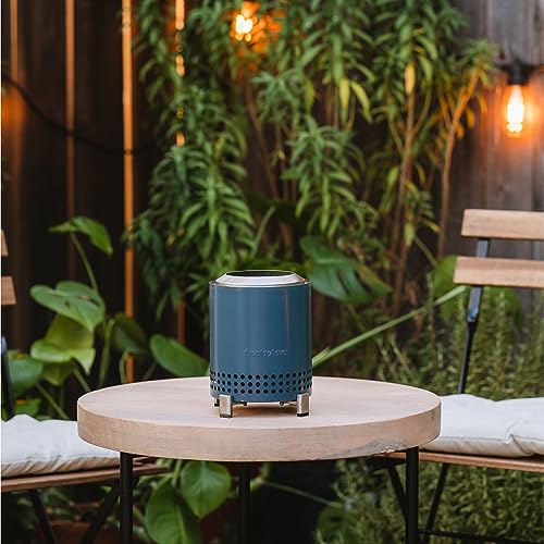 Solo Stove Mesa, 5.1 Inch Tabletop Fire Pit with Stand - Smokeless, Stainless Steel Fire Pit for Camping, Outdoor & Patio- Wood Burning or Pellet Fueled Portable Bonfire, 1.4lbs, Water - Image 5