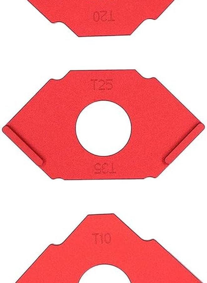 3Pcs Aluminum Alloy Router Corner Jig Templates T10 T15 T20 T25 T30 T35 Woodworking Tools - Image 1