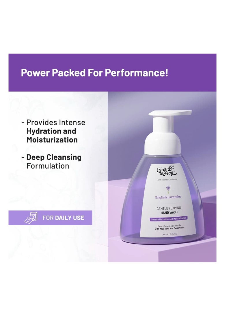 Chemist At Play Lavender Foaming Handwash Rich Foam With Aloe Vera Glycerine Ceramides Removes Germs Fights Odour Makes Skin Soft Calms Irritated Skin - Image 2