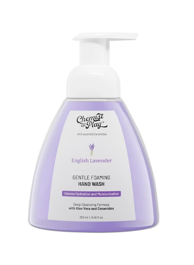 Chemist At Play Lavender Foaming Handwash Rich Foam With Aloe Vera Glycerine Ceramides Removes Germs Fights Odour Makes Skin Soft Calms Irritated Skin - Image 1