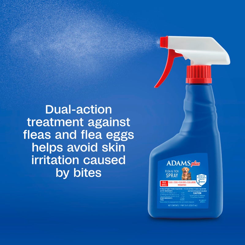 ADAMS Plus Flea & Tick Dog and Cat Spray, Kills Fleas, Ticks and Mosquitoes, 16 fl oz - Image 5