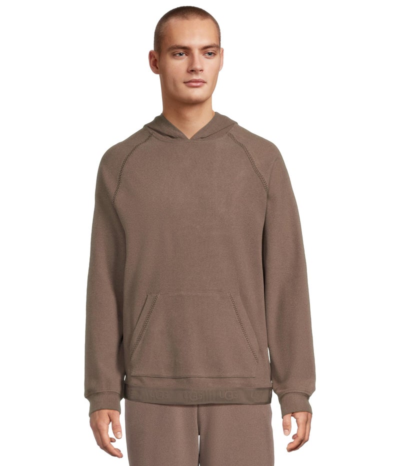 UGG Men's Marcellus Hoodie Sweatshirt, Oyster Brown, L - Image 1