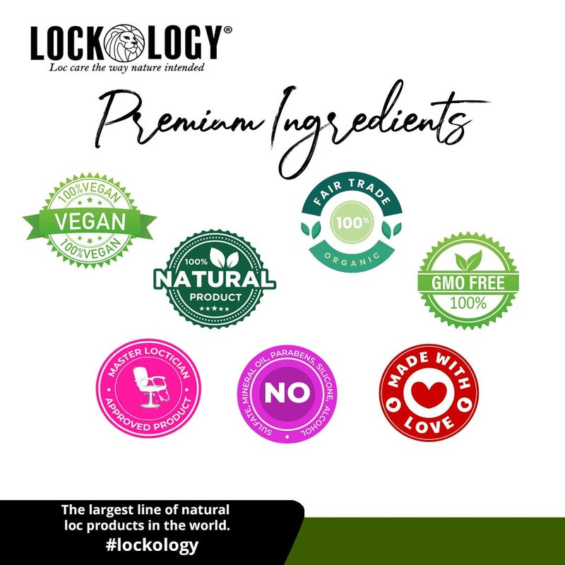Lockology Peppermint Tea Tree Loc Oil for Dreads & Locs - Natural Dreadlock Hair Products, Black Owned - Image 5
