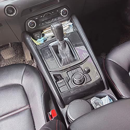 AOKIO Interior Center Console Gear Shift Panel Cover Trim for Mazda CX5 CX-5 Accessories 2017 2018 2019 2020 2021 2022 2023 2024 2025 (for Automatic Transmission) - Image 3