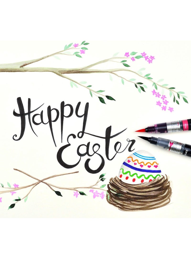 Pentel Pinceau Arts Colour Brush Olive Green - Image 3