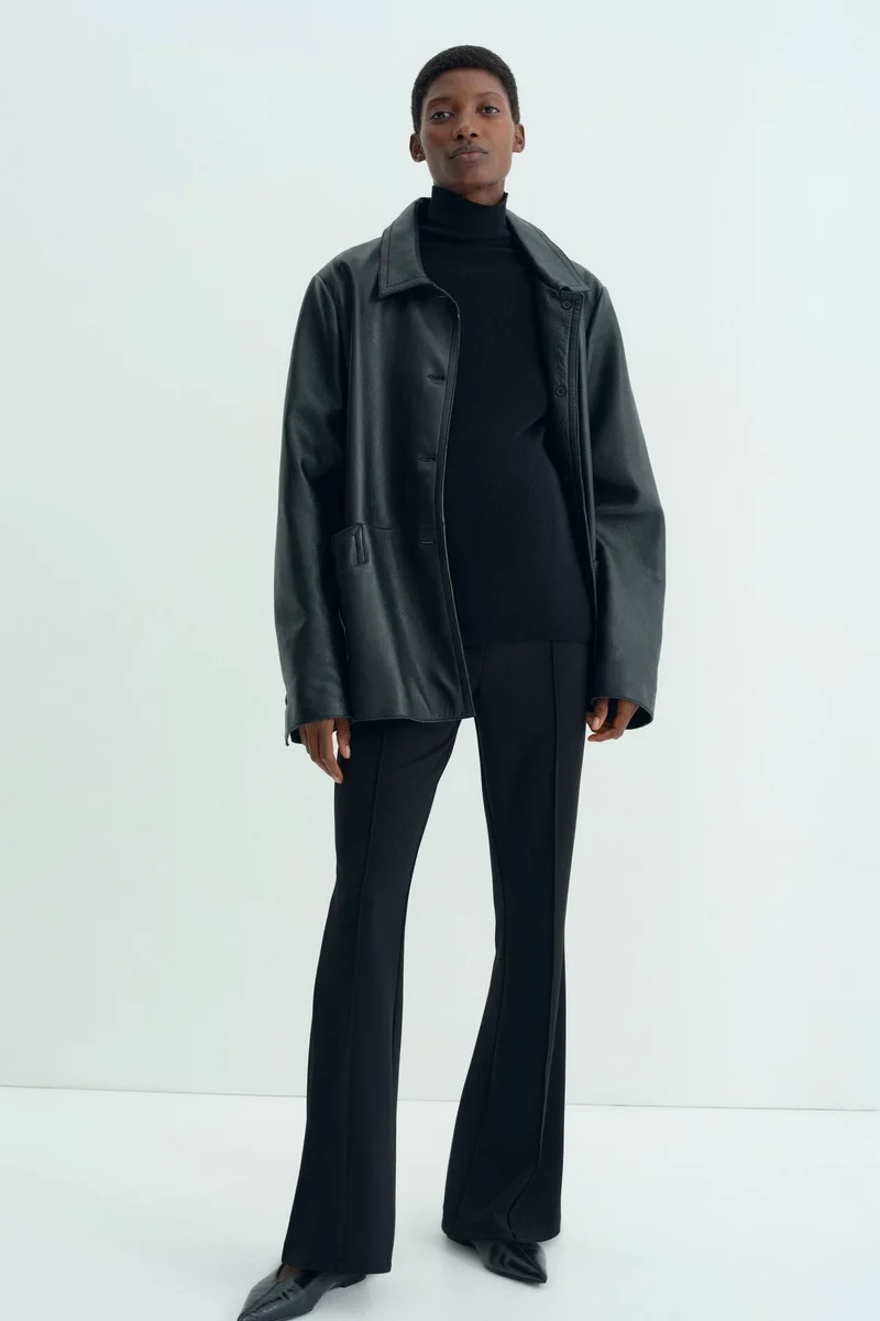 H&M MAMA Crease-leg trousers