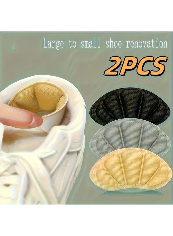 Black Heel Anti Slip Pads for Men And Women Adhesive Shoe Protectors Suitable for Casual Shoes Sandals Sneakers Foot Care Accessories for Workdays - Image 1
