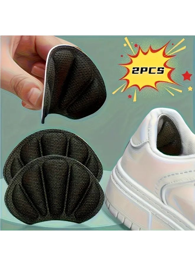 Black Heel Anti Slip Pads for Men And Women Adhesive Shoe Protectors Suitable for Casual Shoes Sandals Sneakers Foot Care Accessories for Workdays - Image 3
