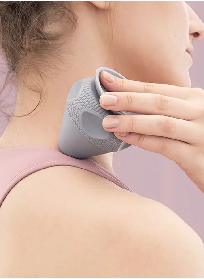Occuwzz OCCUWZZ Portable Fascia Massage Ball with Adsorption Function | TPE Soft Glue Cone Design for Deep Tissue Relief & Muscle Recovery | Ideal for Home & Travel Use  - Image 2