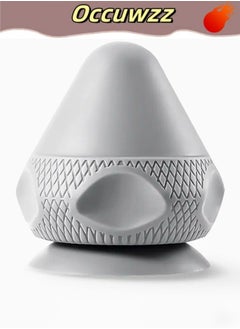 OCCUWZZ Portable Fascia Massage Ball with Adsorption Function | TPE Soft Glue Cone Design for Deep Tissue Relief & Muscle Recovery | Ideal for Home & Travel Use