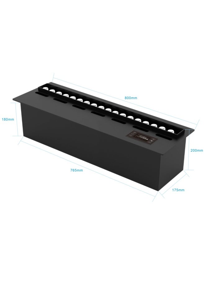 ebarza - Water Vapour Electric Fireplace - Image 1