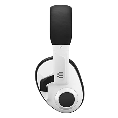EPOS H3 Closed Acoustic Gaming Headset with Noise-Cancelling Microphone - Plug & Play Audio - Around The Ear - Adjustable, Ergonomic - for PC, Mac, PS4, PS5, Switch, Xbox - White - Image 3