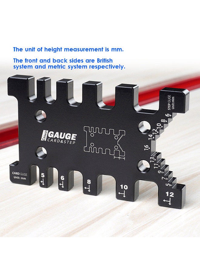 Generic Woodworker Tenon Gauge Woodworking Prop Woodworking Backing Carpentry Auxiliary Tool  - Image 3