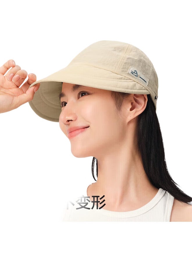 PELLIOT Outdoor Sun Protection Hat For Women, Spring And Summer Wide Brim Sun Hat, Versatile Baseball Cap, Shell Fisherman Hat 16423401 Pink - Image 1