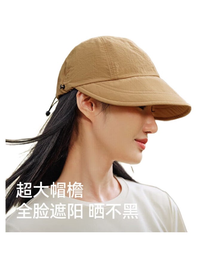 PELLIOT Outdoor Sun Protection Hat For Women, Spring And Summer Wide Brim Sun Hat, Versatile Baseball Cap, Shell Fisherman Hat 16423401 Pink - Image 2