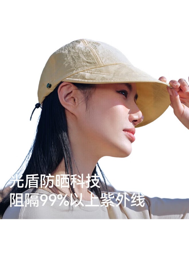 PELLIOT Outdoor Sun Protection Hat For Women, Spring And Summer Wide Brim Sun Hat, Versatile Baseball Cap, Shell Fisherman Hat 16423401 Pink - Image 3