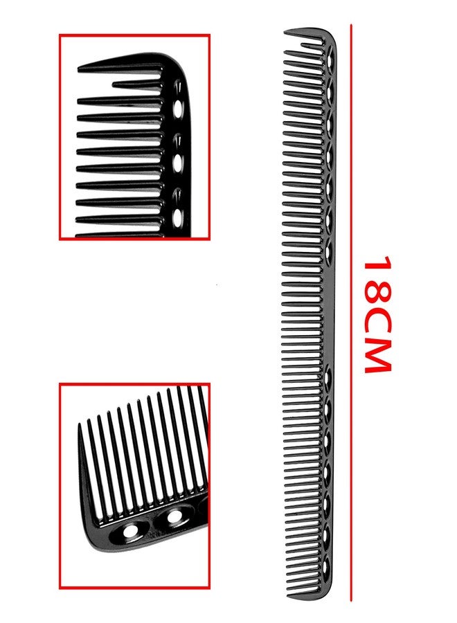 Micro Trader Aluminum Hair Comb Metal Cutting Hairdressing Barbers Salon Professional Combs Anti-Static Ultra Thin 18cm - Image 4