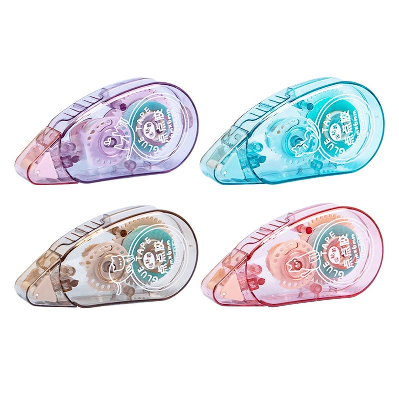 جيه زد اس بكرة لاصقة لسجلات القصاصات، 6 مم × 8 م، شريط لاصق مزدوج الجوانب، لوازم سجل القصاصات للبالغين، شريط صور لسجلات القصاصات - Image 1