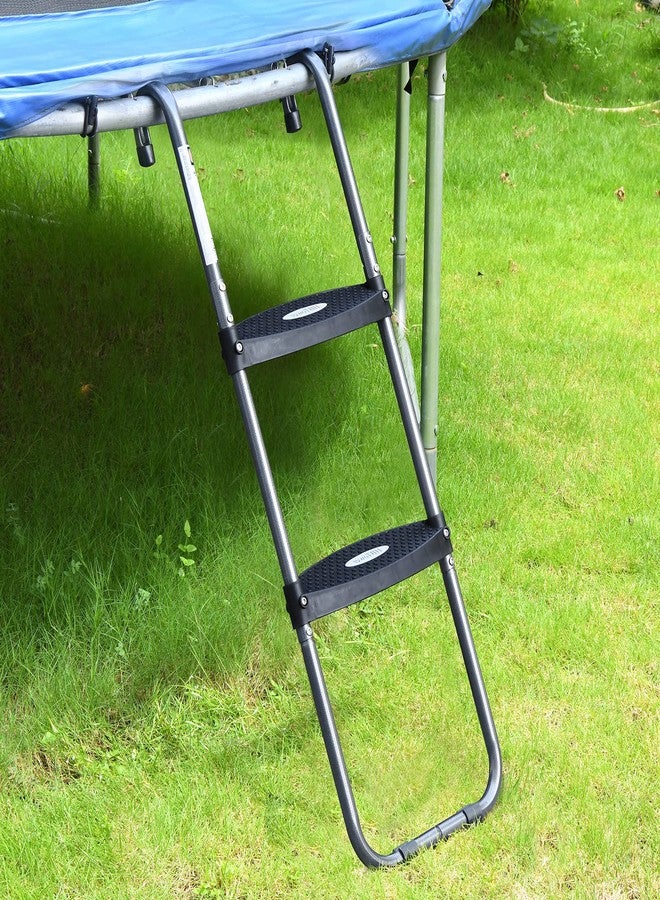 HBTower Trampoline Ladder with Horizontal and Wide Steps, Universal Hook, UV Treated Steel, 220 lbs Capacity Trampoline Accessories for Children Kids - Image 5