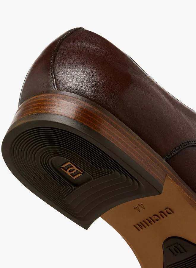 DUCHINI BROWN Men Lace-Up Leather Derby Shoes for Men | Best Price UAE