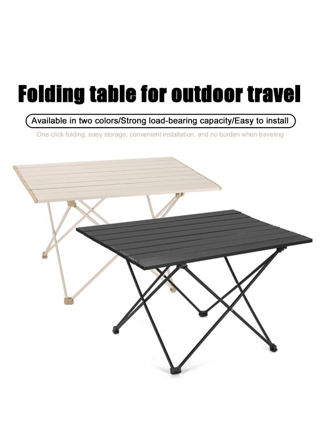 طاولة تخييم قابلة للحمل من الألمنيوم الفائق الفائق مع حقيبة بيضاء للنزهة في الهواء الطلق على الشاطئ - Image 2