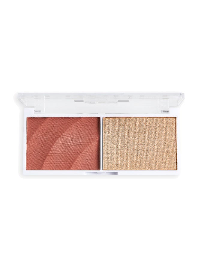 REVOLUTION Revolution Relove Colour Play Blushed Duo Kindness  - Image 3