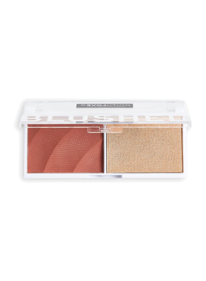 REVOLUTION Revolution Relove Colour Play Blushed Duo Kindness  - Image 2